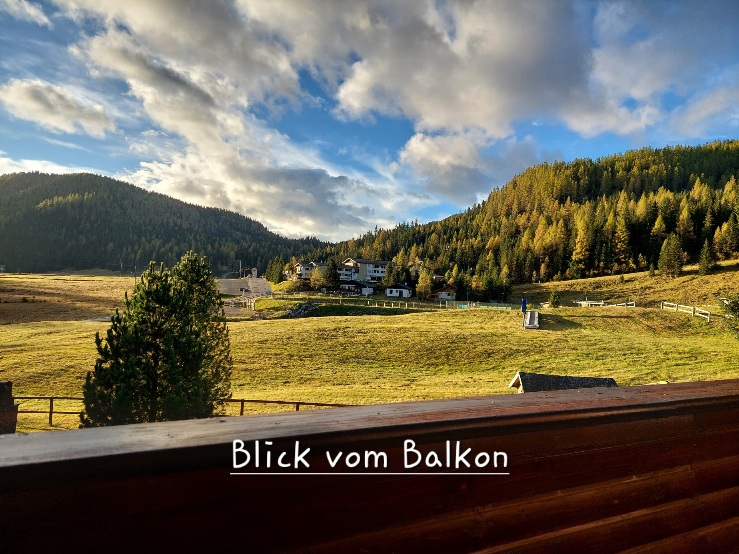 Balkonblick Almhaus Kärnten